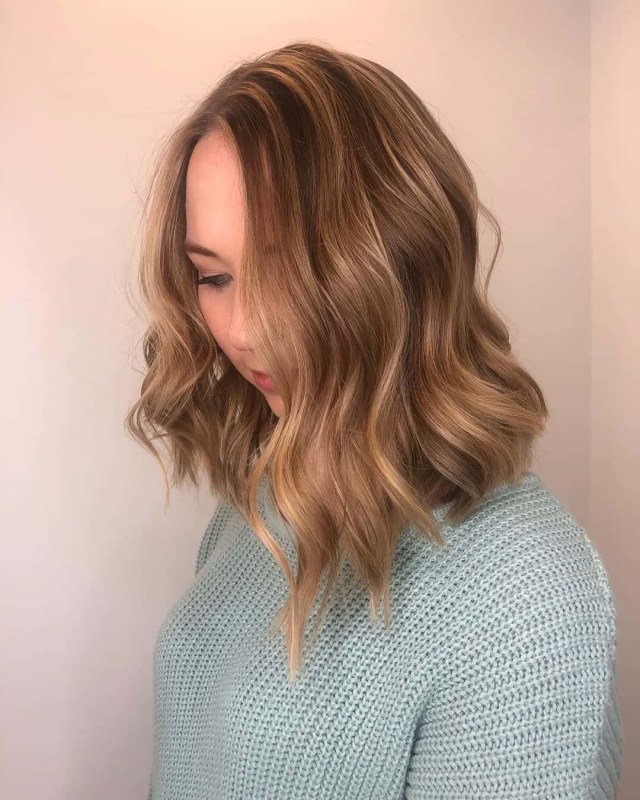 9 Lovely Lob Haircuts with Balayage