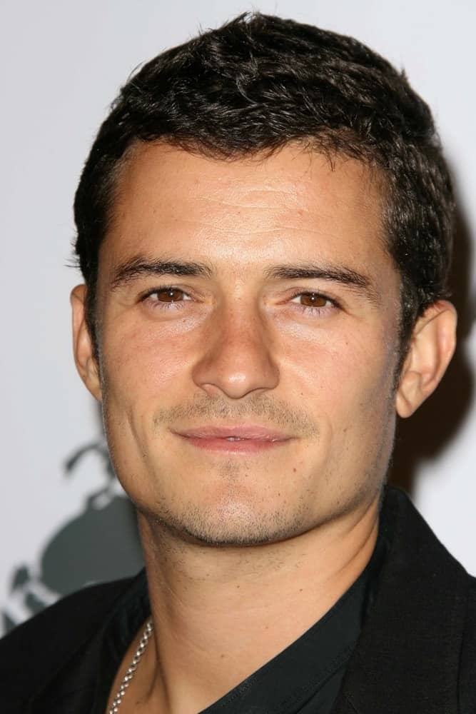 Orlando Bloom at a party to introduce the Trump Tower Dubai at The Tar Estate, Bel Air, CA in 2008.