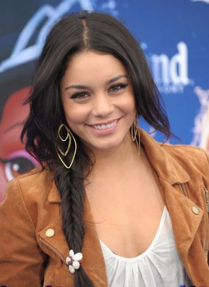 Herringbone Or Fishtail French Braid for Long Black Hair