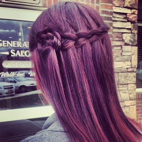 20 Ultra-pretty Waterfall Hairstyles