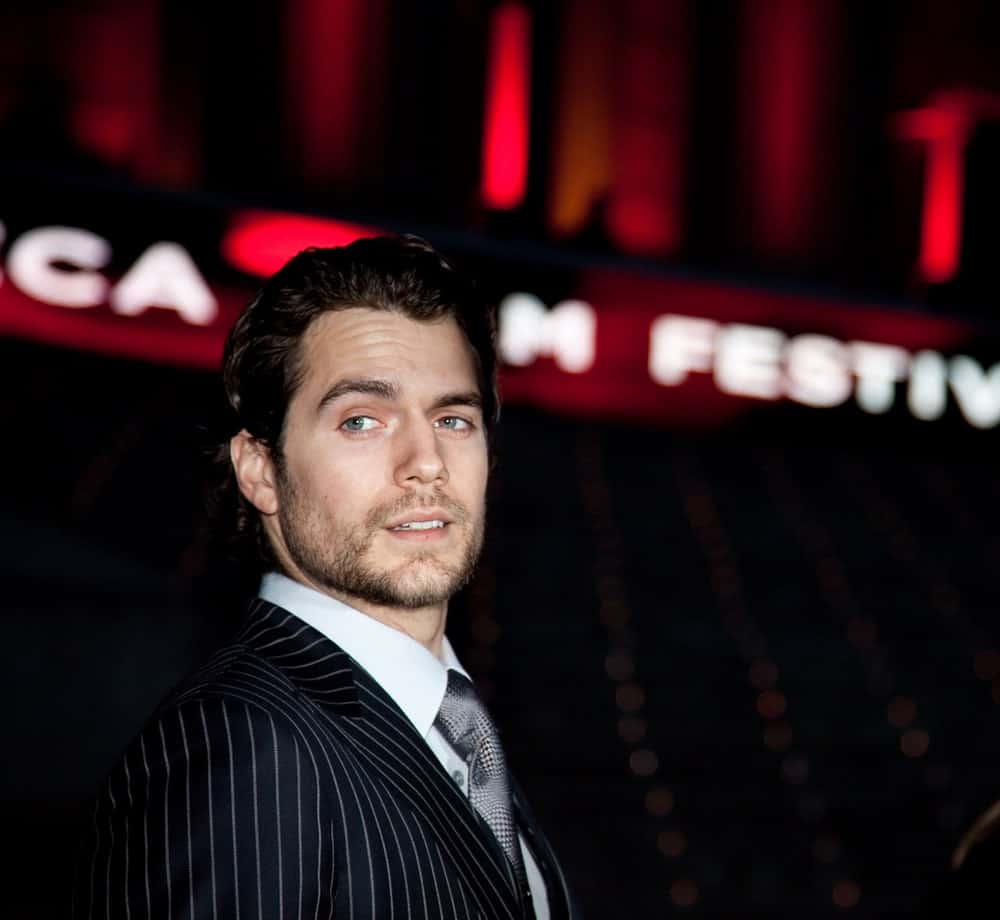 The actor looked gorgeous in a black striped suit along with a gelled slicked back hairstyle worn at the Vanity Fair party during the 8th annual Tribeca Film Festival on April 21, 2009.