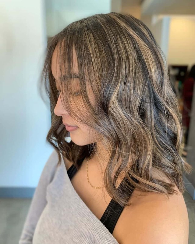 9 Lovely Lob Haircuts with Balayage