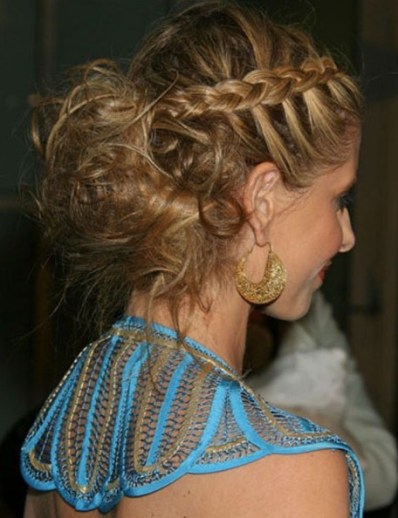 Celebrity French Braid Hairstyles