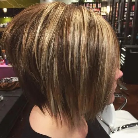 Blonde and Brown Bob