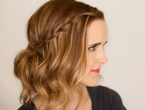 Waterfall-Braid-Updo