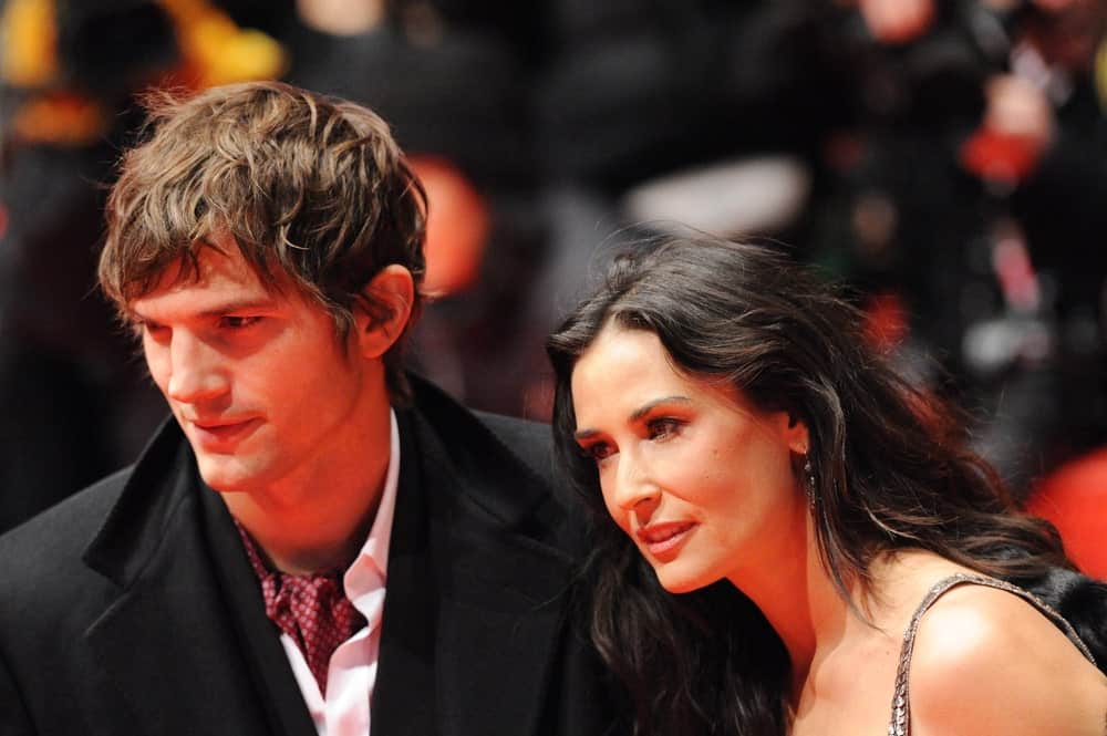 Demi Moore and Ashton Kutcher attended the premiere of 'Happy Tears' at the 59th Berlin Film Festival at the Berlinale Palast on February 11, 2009 in Berlin. Kutcher's beautiful curls were perfectly tousled for a fringe finish.