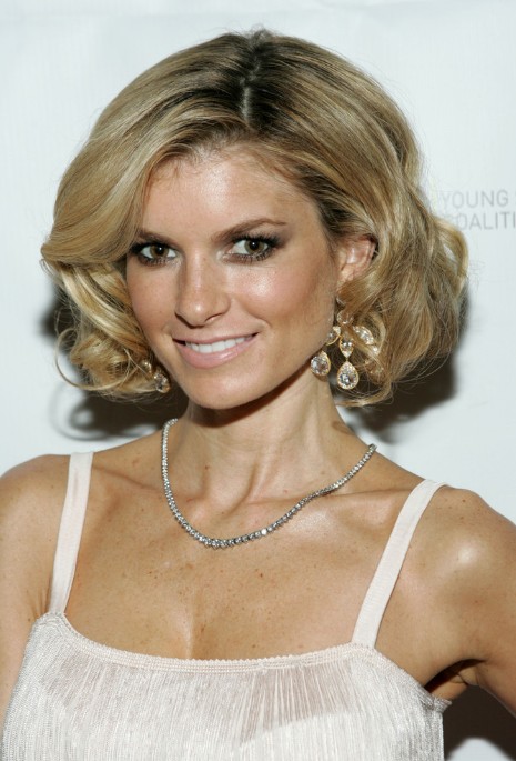 Side Part Bob Hairstyle for Medium Length Hair - Hairstyles 2014 - Marisa Miller Hairstyles