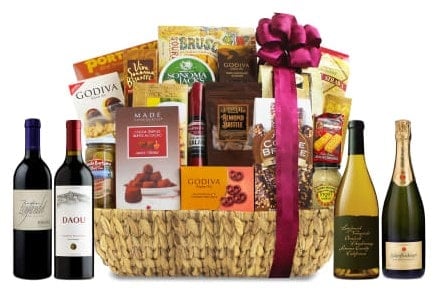 Gourmet wine basket