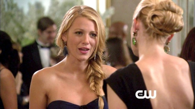 Blake Lively  Braided Hairstyle Gossip Girl