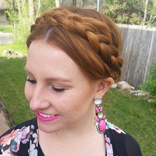 20 Elegant Ways to Have Milkmaid Hairstyles