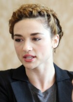 Crystal Reed French Braided Updo 2013