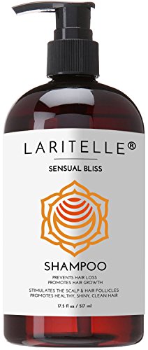 Laritelle Organic Shampoo 17.5 oz. Argan Oil, Rosemary, Palmarosa. Promotes Hair Growth, Prevents Hair Loss. GF