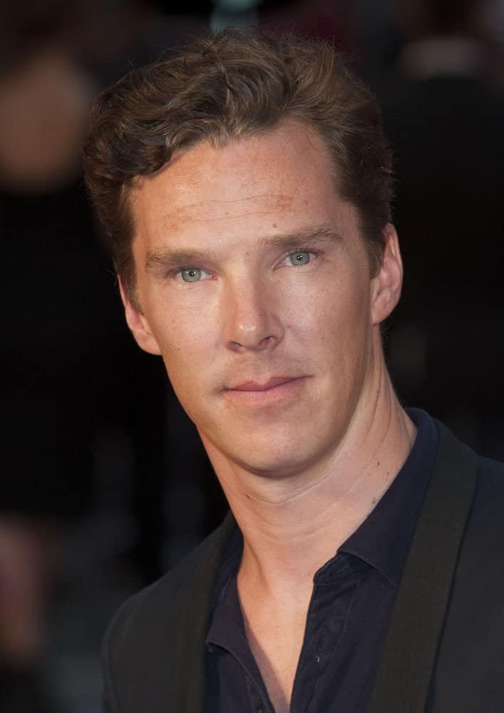 Benedict Cumberbatch in his regular cut with some highlights at the UK premiere of Anna Karenina at Odeon Leicester Square, London last May 9, 2012.