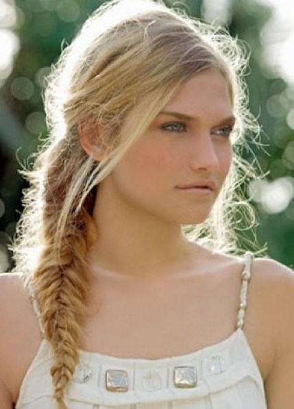 Cute Fishtail Braid Hair Style