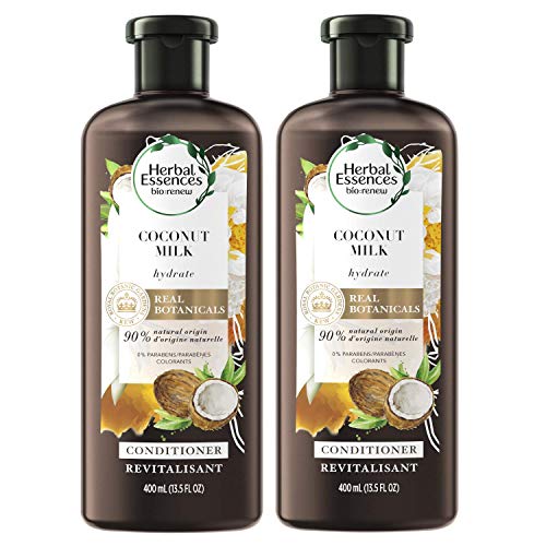 Herbal Essences, Sulfate Free Conditioner, BioRenew Coconut Milk, 13.5 fl oz, Twin Pack