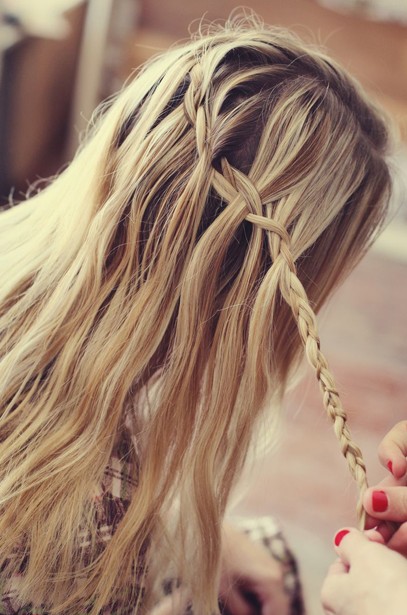 Cute Waterfall Braid