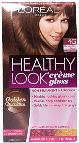 L'oreal Paris Healthy Look CrÃ¨me Gloss, 4g Dark Golden Brown/golden Chocolate