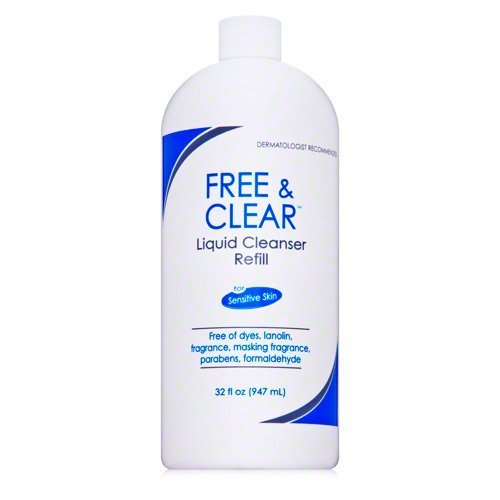 Pharmaceutical Specialties Free & Clear Liquid Cleanser for Sensitive Skin, 32 Ounce by Pharmaceutical Specialties