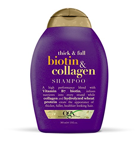 OGX Thick & Full + Biotin & Collagen Shampoo, 13 Ounce