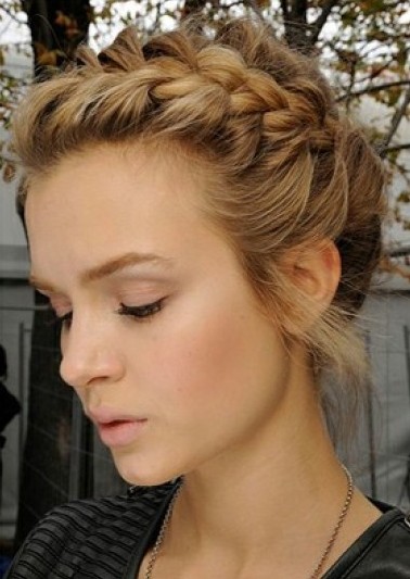 French Braid Updo