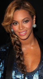 Beyonce Knowles Casual Long Braided Hairstyle