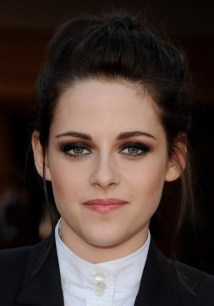 Kristen Stewart Feminine Braided Updo Hairstyle 2013