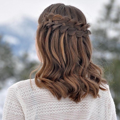 20 Ultra-pretty Waterfall Hairstyles