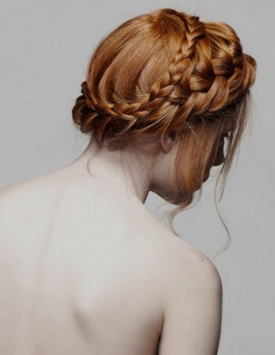 Beautiful Milkmaid Braids