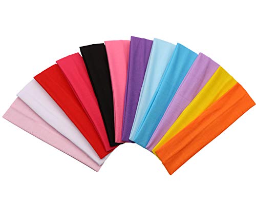 Zapire 12 Packs Headbands Women Hair Bands Stretchy Hairband Soft Head Wrap Beauty Elastic Headbands for Women Hair Accessories for Girl Women Head Bandsï¼ˆ12 packsï¼‰