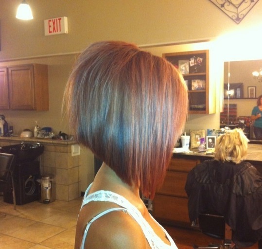 Cute Angled Bob Cut for Girls