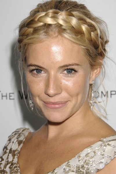 Celebrity Milkmaid Braids