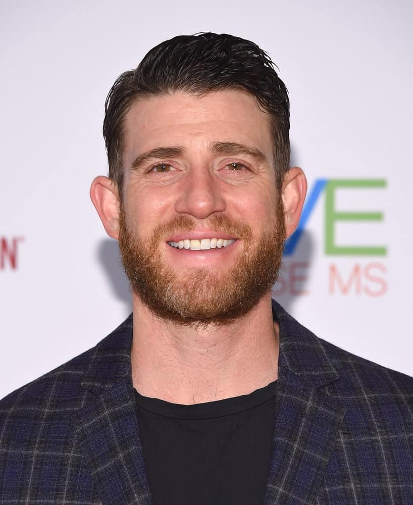 Bryan Greenberg wore a fashion forward patterned suit that he paired with his slick side-parted fade hairstyle and full beard at the Race to Erase MS 25th Anniversary Gala last April 20, 2018 in Hollywood, CA.