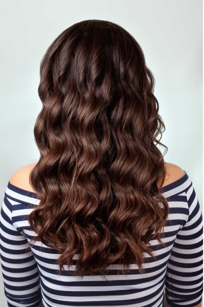 Step 2: Double check your hair to make sure you have every section curled.