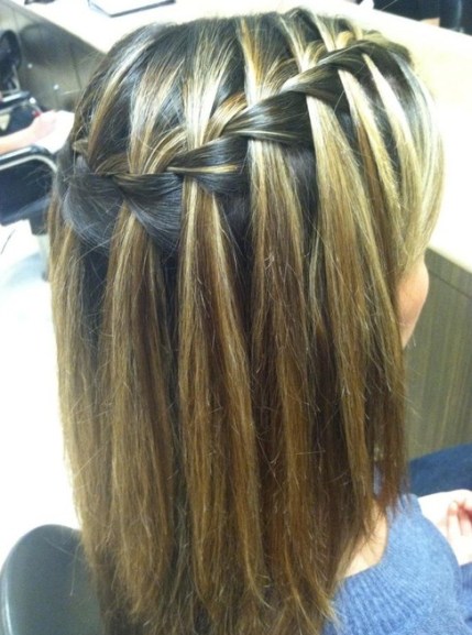 Waterfall Braid Hair Styles