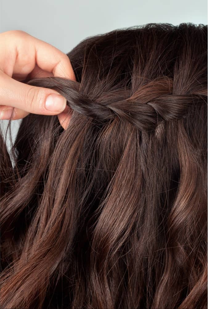 Step 3: Start to create your boho braid.