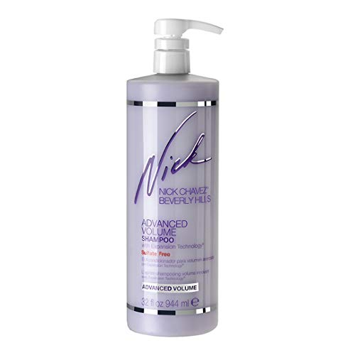 Nick Chavez Beverly Hills Sulfate Free Advanced Volume Shampoo with Expansion Technology - Premium Scalp and Hair Care - Volumizing Shampoo - 32oz