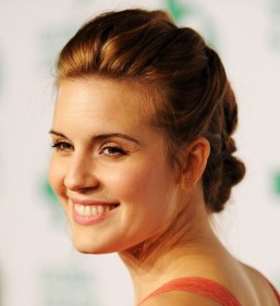 Maggie Grace Intricate Braided Updo Hairstyle 2013