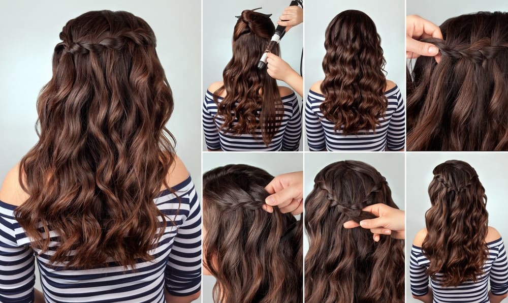 Braids for Long Wavy Hair Tutorial