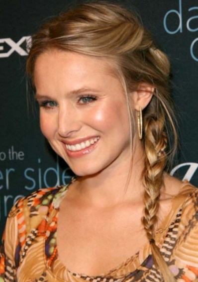 Romantic Elegant Side French Braid Hairstyle