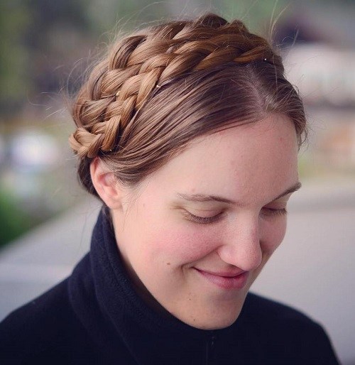 20 Lovely Milkmaid Braid Hairstyle Designs