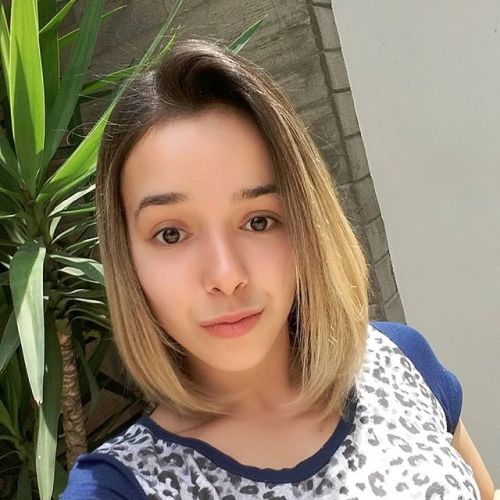 Cute straight Medium ombre Bob Hairstyle