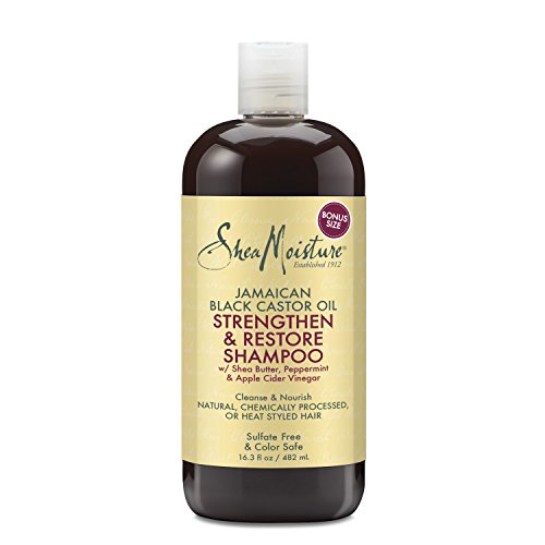 SheaMoisture Jamaican Black Castor Oil Shampoo, 16.3 Ounce