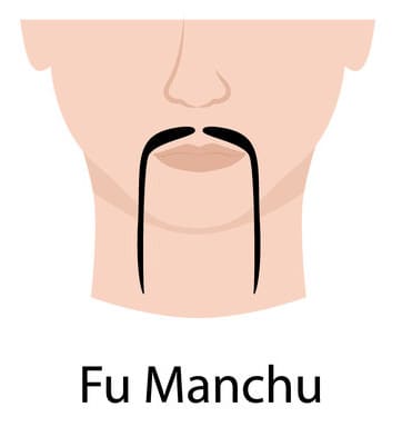 Fu Manchu Mustache