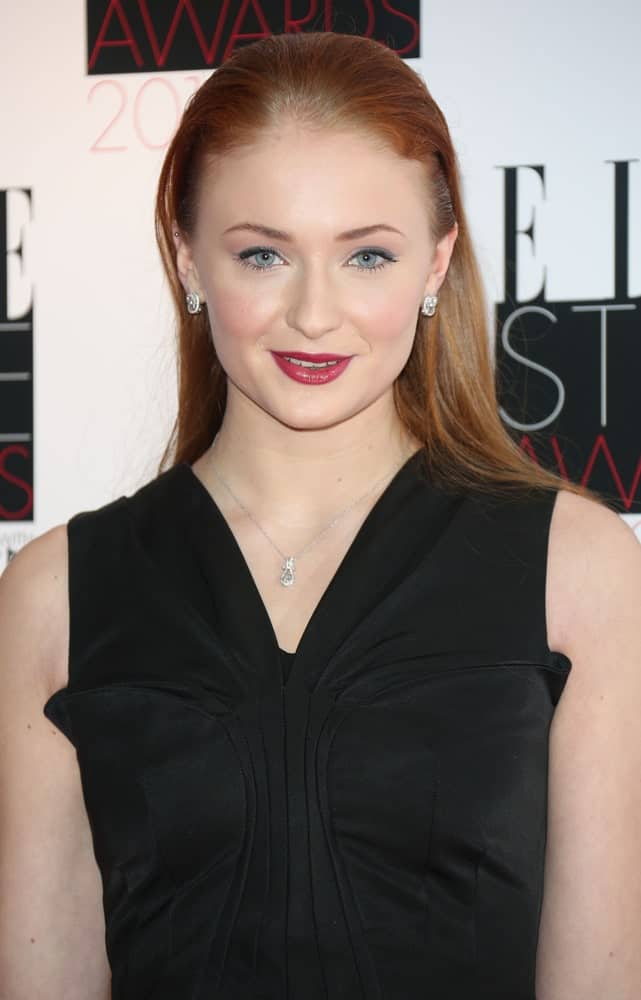 The actress rocked a slicked back hairstyle showing off her gorgeous earrings and necklace during the Elle Style Awards 2013, at The Savoy, London held on November 2, 2013.