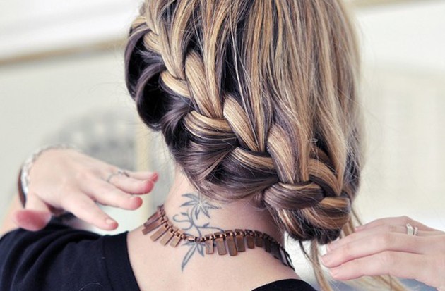 Beautiful French Braid Hair Style