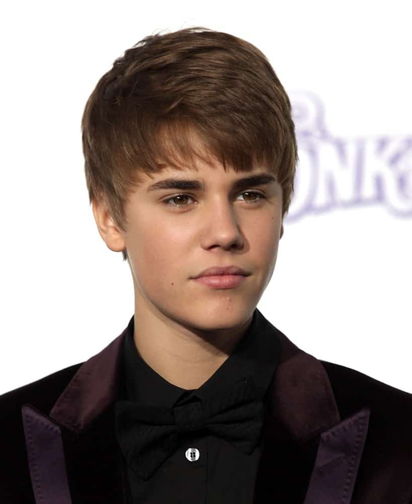 Justin Bieber at the "Justin Bieber: Never Say Never" Los Angeles Premiere on February 08,2011 in Los Angeles, CA.