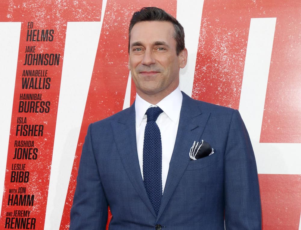 Jon Hamm in Don Draper corporate style