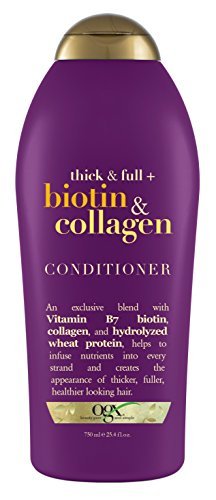 OGX Thick & Full + Biotin & Collagen Conditioner, Salon Size, 25.4 Fl Oz