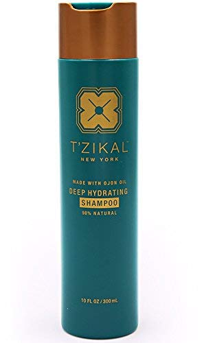 T’zikal Deep Hydrating Shampoo with ojon oil to repair dry damaged hair. Shampoo Moisturizing for Color Treated Hair and Very Dry Curly Hair. Natural products for Damaged Hair with no parabens