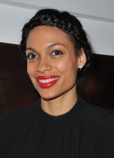 Rosario Dawson Braided Black Updo for Black Women